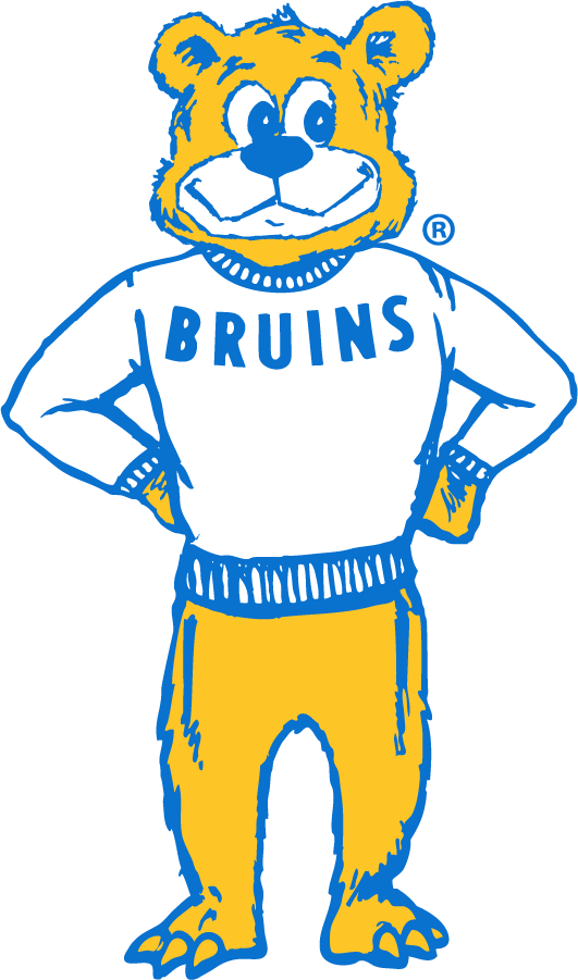 UCLA Bruins 1964-1996 Mascot Logo diy DTF decal sticker